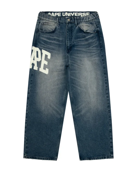 ايه ايه بي إي AAPESPORT logo jeans